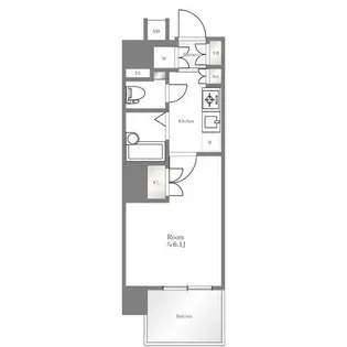 東京都文京区白山5【マンション】の間取り