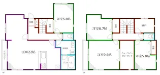 シャッツ クヴェレの間取り