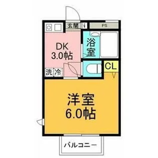 ヒルトップ鶴川【1階】の間取り
