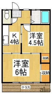 埼玉県川越市南大塚4【アパート】の間取り