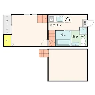 Gran de 愛宕橋【2階】の間取り