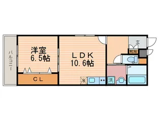 GARBO 五条大橋【2階】の間取り