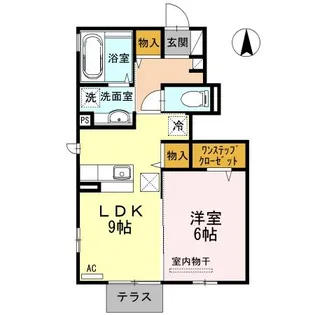 ヴィレッジロイヤル白鳥 D【1階】の間取り