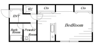 Casa Short Bang【1階】の間取り