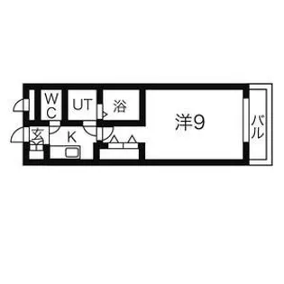 ユースハイムマルユウ【1階】の間取り