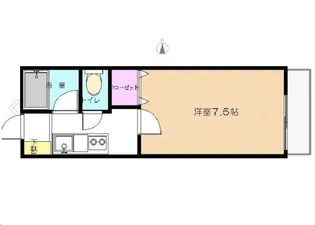 (新)ヴィクトリーオーサワ【2階】の間取り