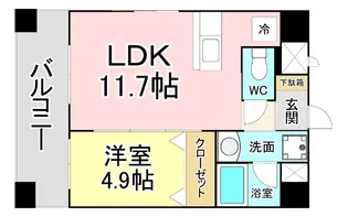 ラフィーネ金田【3階】の間取り