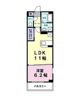 ルミエ-ル西洞院【1階】の間取り