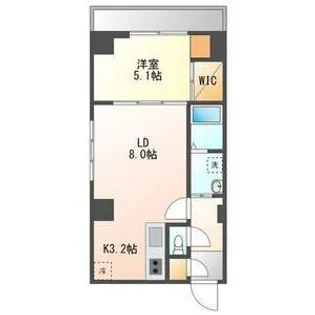 スペチアーレ・プリーモ【8階】の間取り