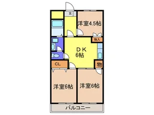 第三栄ビル【5階】の間取り