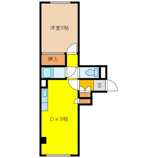 フレンドハウス2【2階】の間取り