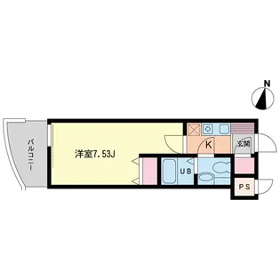 ベレール目黒【2階】の間取り