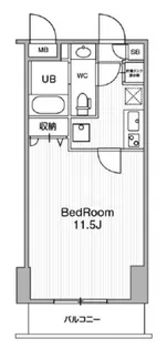 アーバンフラッツ池袋プレミアム【12階】の間取り