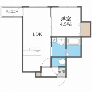 北海道札幌市西区八軒三条西1【マンション】の間取り