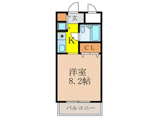 101ビルディング【4階】の間取り