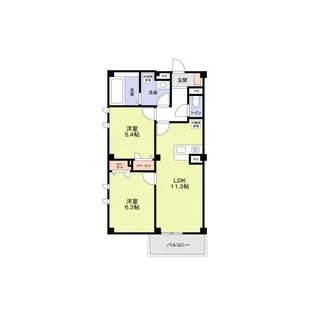 LAPIN湘南【2階】の間取り