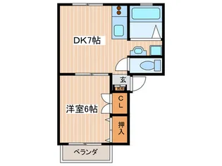 広島県広島市西区中広町3【マンション】の間取り