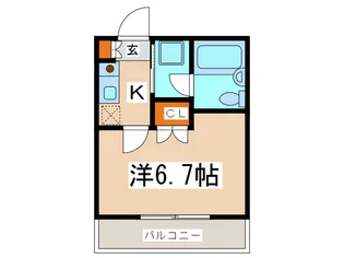 ハイム関矢【2階】の間取り