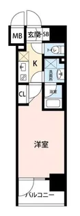 アビタ住吉【7階】の間取り