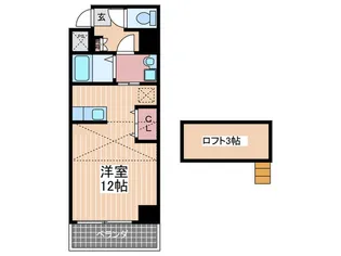 国泰寺Mビル【8階】の間取り