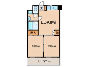 グランド平尾【3階】の間取り