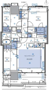 幕張ベイパーク ライズゲートタワー【29階】の間取り