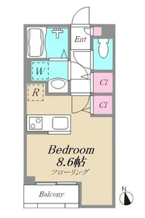 リバーサイドコート【2階】の間取り