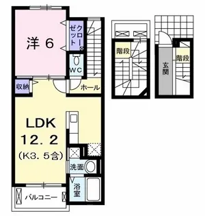 セントラル ホームズ 立川 II【3階】の間取り