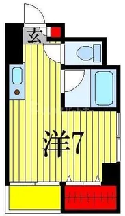 ベルクレール拾伍番館【3階】の間取り
