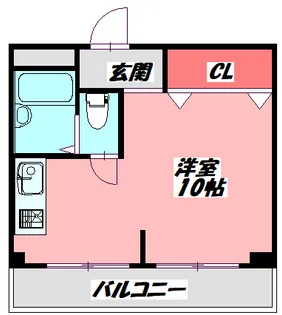 エスポワールKADOMA【3階】の間取り
