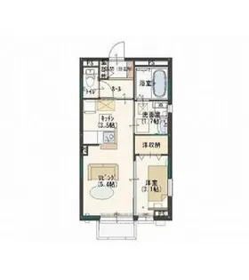 ソレイユ【2階】の間取り