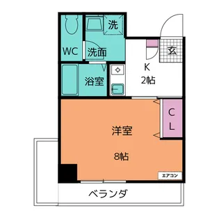 スクエア・ステージ【4階】の間取り