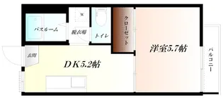 ハイツ門井【2階】の間取り