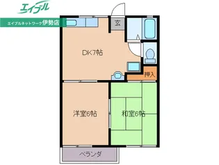 アメニティハイツ【2階】の間取り