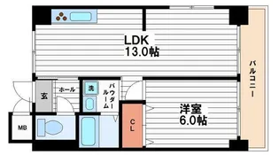 グリーンヒル生玉【8階】の間取り