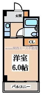 エクセレント忍ケ丘【6階】の間取り