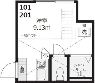 QUQURI Meguroの間取り