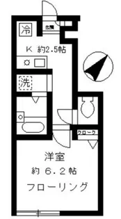 グレイス代々木【1階】の間取り