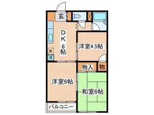 グリーンハイム聖蹟【2階】の間取り