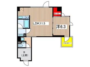 ルミアージュ登戸【7階】の間取り