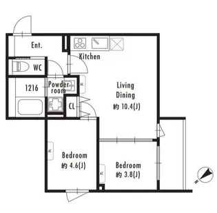 GRAN PASEO駒場東大前【3階】の間取り