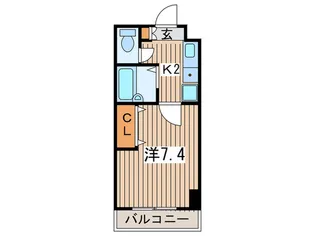 ウイステリア新瑞【7階】の間取り