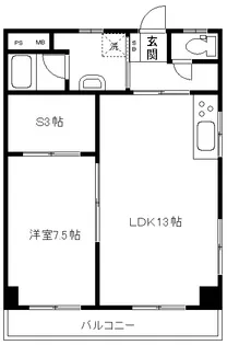 グリーンヒル藤が丘I【5階】の間取り