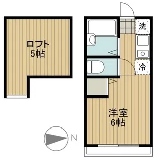 ジェイエスハイツ萩山【2階】の間取り
