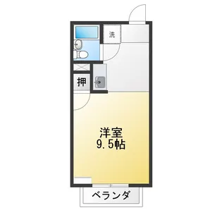 パールハイツ【2階】の間取り