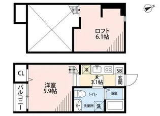 casa vecchia【1階】の間取り