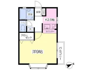 ハートフルプラザ【1階】の間取り