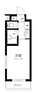 スカイコート神楽坂【3階】の間取り