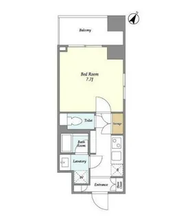 ナーベルお茶の水【7階】の間取り