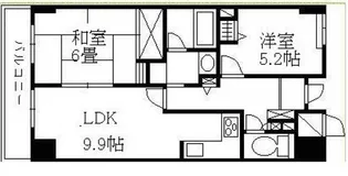 ファミールタワープラザ岡山イーストタワー【14階】の間取り